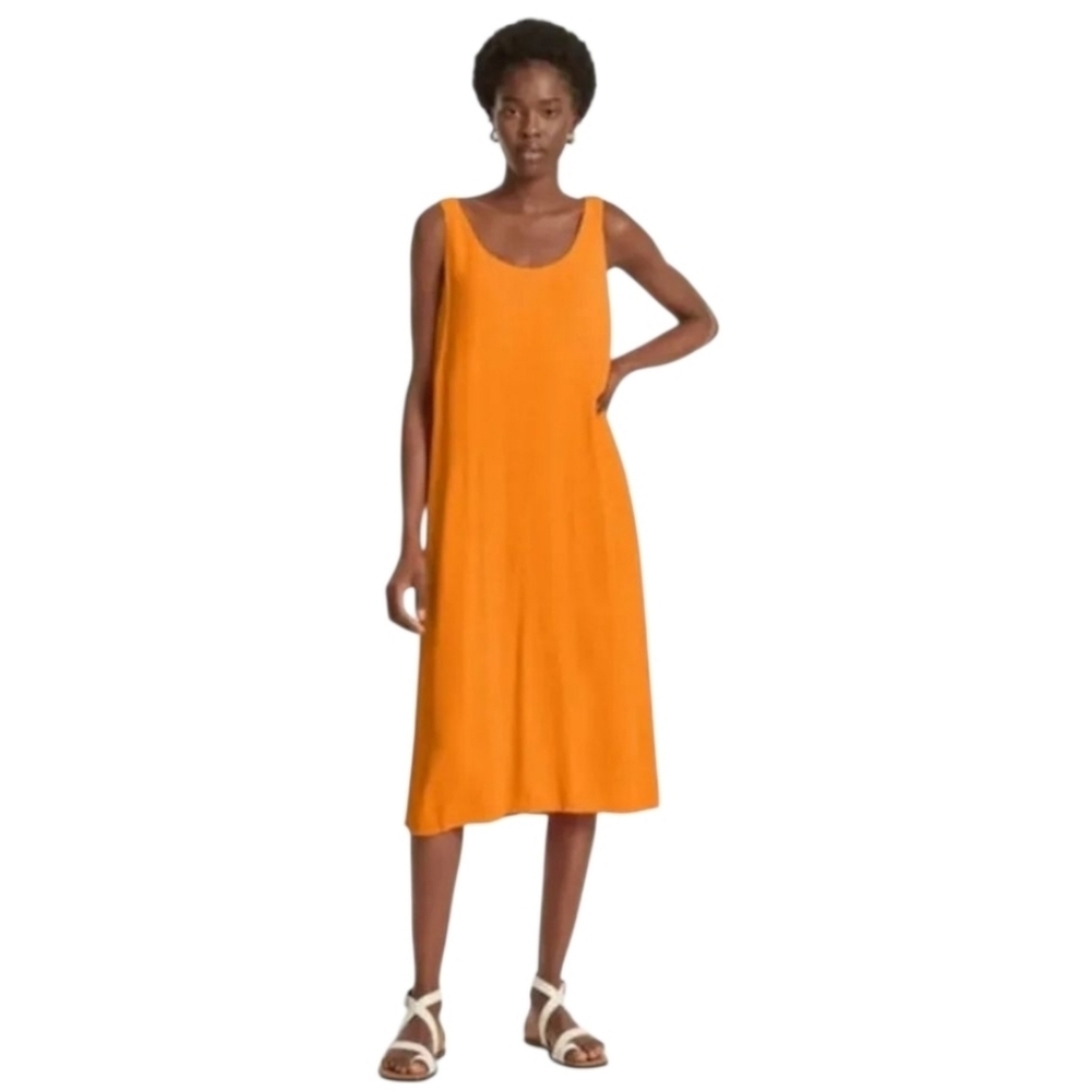 EVERLANE NAIA RIPPLE TANK DRESS WOMEN'S SIZE MEDIUM